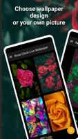 Rose Clock Live Wallpaper poster