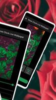 Rose Clock Live Wallpaper screenshot 1