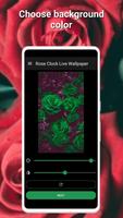Rose Clock Live Wallpaper screenshot 2