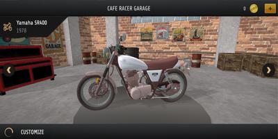 Cafe Racer Garage Cartaz