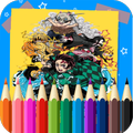 Demon Slayer Game Coloring
