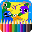 Rainbow Friends Blue Coloring-APK