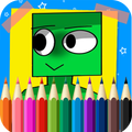 Rainbow Friends Play Coloring