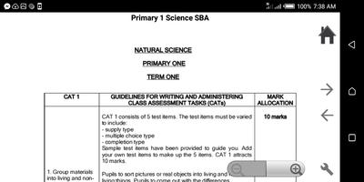 Primary Syllabus + SBA GES Gha capture d'écran 3