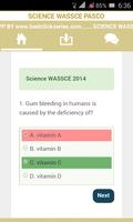 برنامه‌نما Science WASSCE Pasco عکس از صفحه