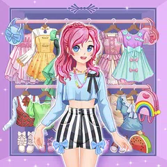 アニメ着せ替えゲーム女の子 かわいい アプリダウンロード
