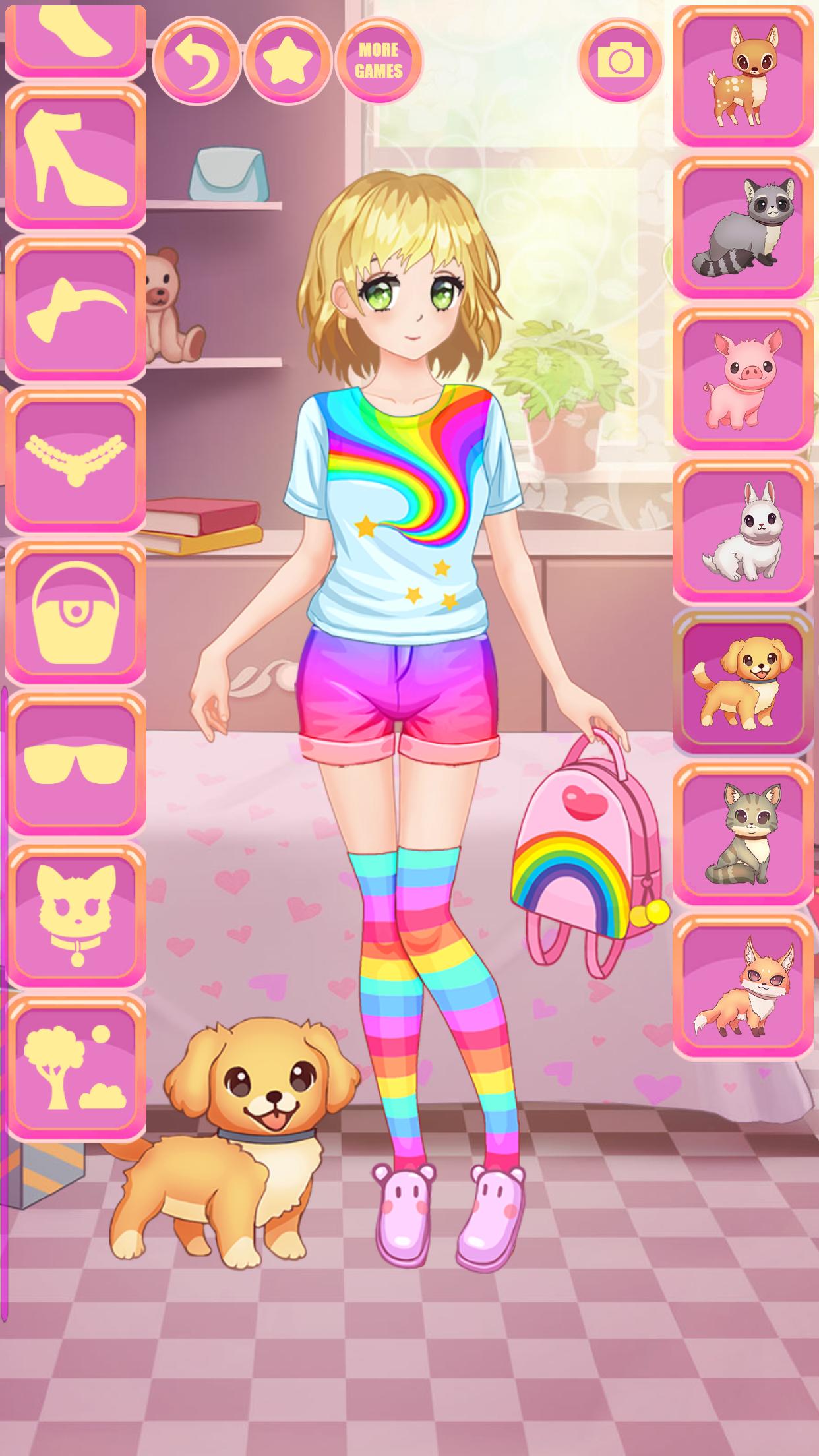 Anime y Kawaii Vestir Chicas for Android - APK Download