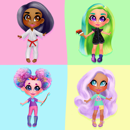 Candy Hair：可愛的娃娃髮型、化妝和換裝遊戲