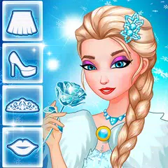 冰雪公主：打扮和化妝女生遊戲 — 時尚裝扮 APK 下載