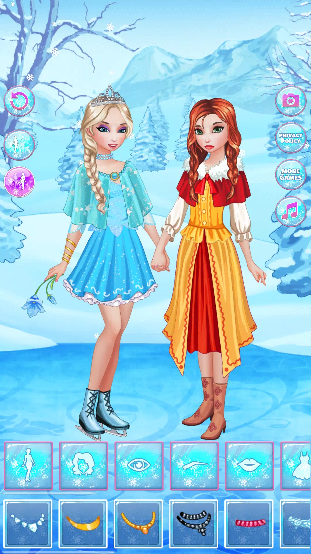 Eis Prinzessin Anziehen Spiele APK für Android herunterladen