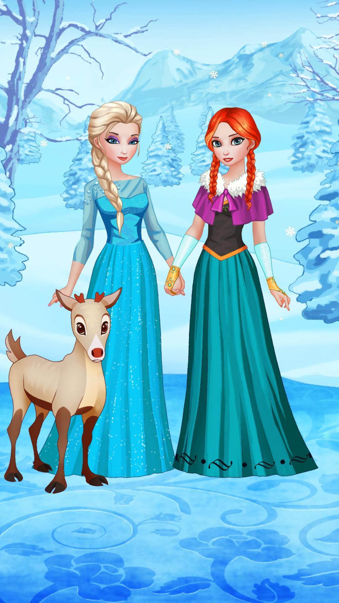 ملكة الثلج تلبيس - لعبة للبنات APK للاندرويد تنزيل