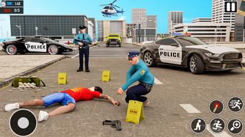 Police Car Driving Stunt Game captura de pantalla 1