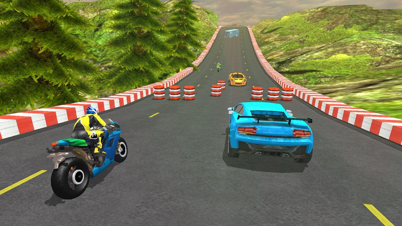 Bike race racing game. Игры cars vs. Bike Race：игры гонки. Мировые гонки. Traffic Rush car game.