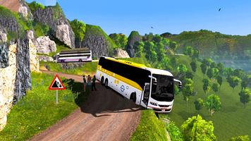 Hill Bus Simulator Bus Game 3D plakat
