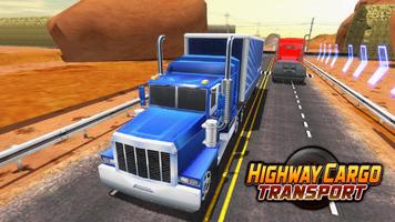 Highway Cargo Truck Simulator Affiche