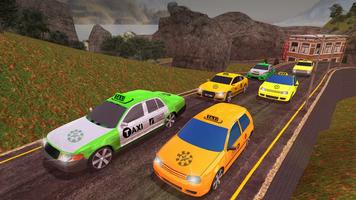 3D Taxi Driver - Hill Station capture d'écran 2
