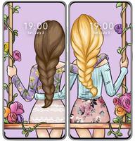 Papel de Parede BFF Amigos imagem de tela 3