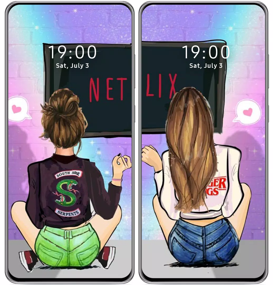 Tải xuống APK Hình Nền Cặp Đôi BFF cho Android