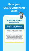 US Citizenship Test 2024 Pass Poster
