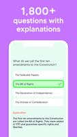 US Citizenship Test 2024 Pass captura de pantalla 1