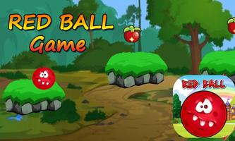 Red Ball Funny Game Affiche