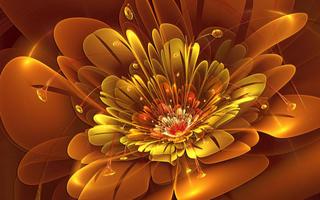 3D Flower Wallpapers capture d'écran 3
