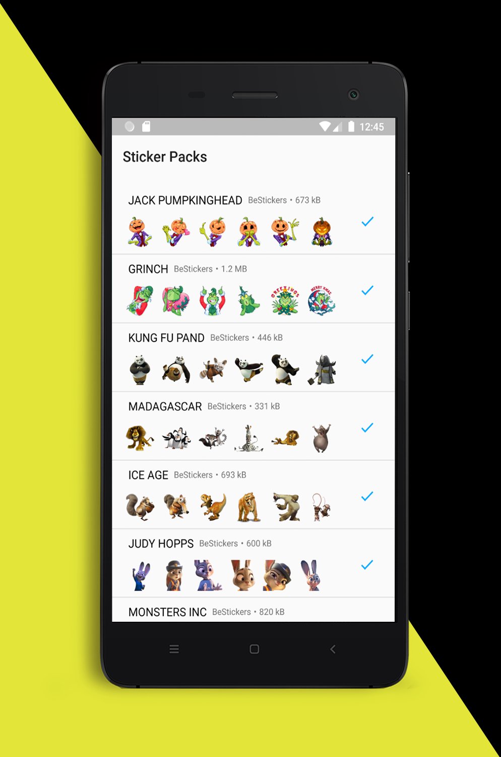 Descarga de APK de Funny Cartoon Stickers for Whatsapp WAStickerApps para Android