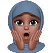 Anime Black Muslim Hijab Stick