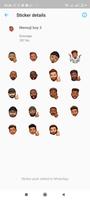 Black People Memoji Stickers f স্ক্রিনশট 1