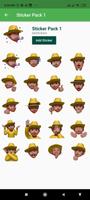 Funny Anime Black People Stick 截圖 1