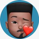 Black Man Memoji Stickers for  APK