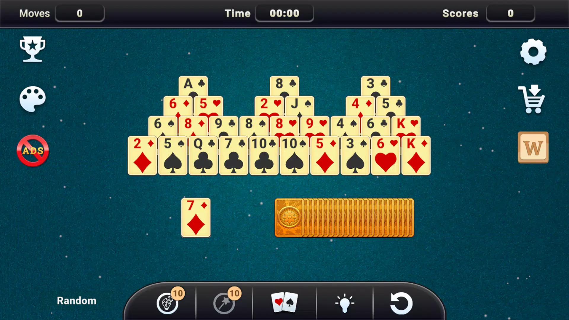 TriPeacks Solitaire