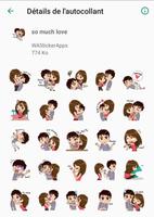 Funny Couple In Love stickers syot layar 3