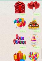 Happy Birthday stickersapp تصوير الشاشة 1