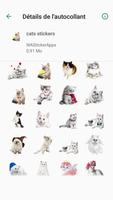 Cats stickers for Chat - WAStickerApps تصوير الشاشة 2