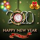 Happy New Year 2020 and Merry Christmas stickers APK