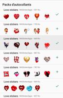 stickers Love and heart-WAStickerApps โปสเตอร์