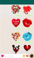 stickers Love and heart-WAStickerApps imagem de tela 1