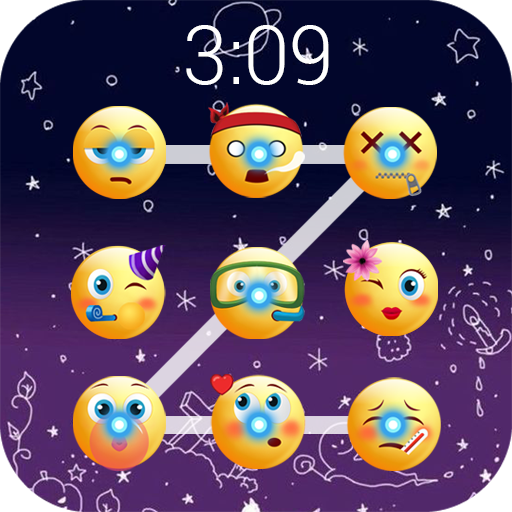 Emoji lock screen pattern