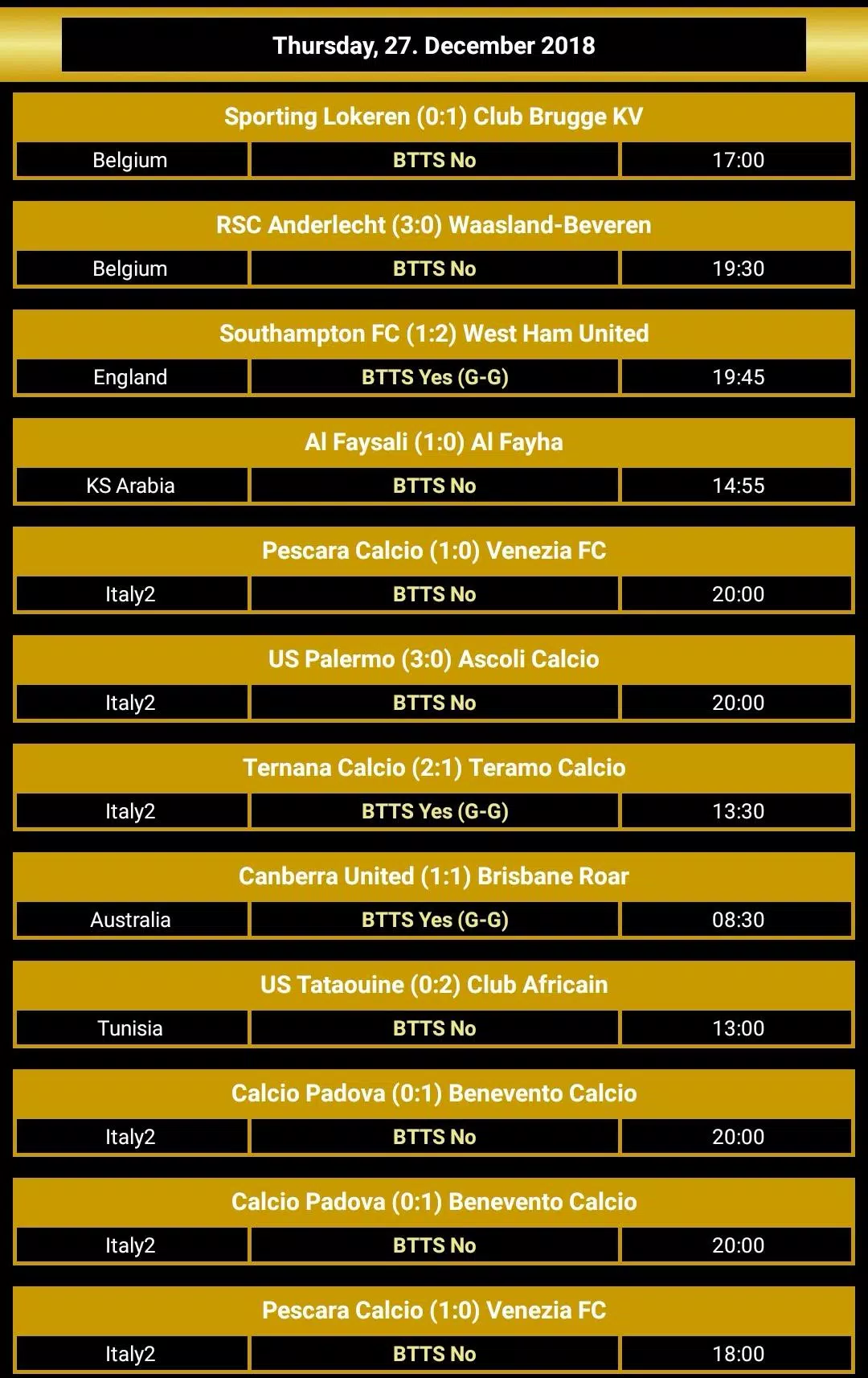 Both Teams To Score & Win Betting Tips - Accumulator Tips