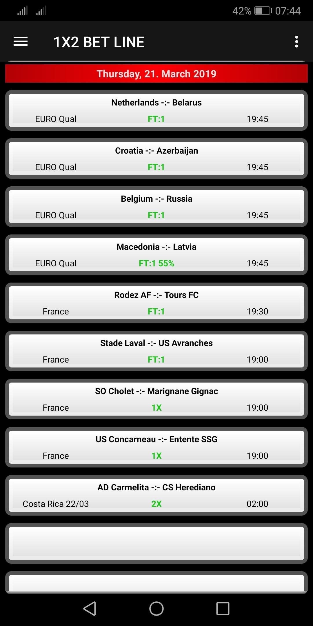 1X2 Betting Tips: Bet-Line for Android - APK Download