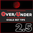 Over/Under 2.5 Goals Betting tips: Football icon