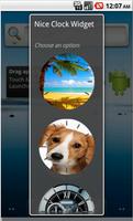 Nice clock widget Affiche