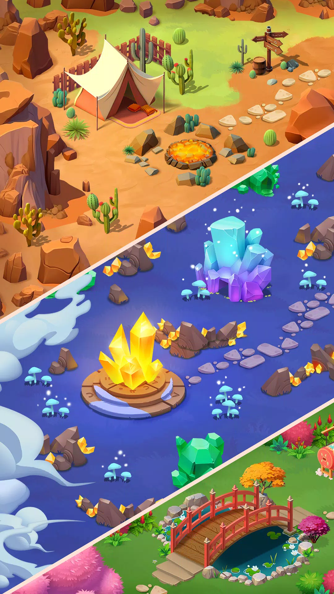 瓷砖场:配对游戏