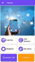 Fake call app, simulate calling screen постер