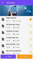 Fake call app, simulate calling screen capture d'écran 2