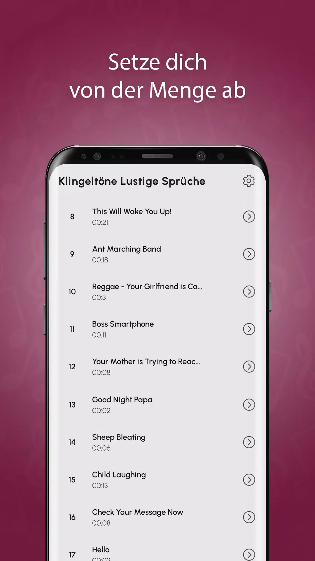 Klingeltöne Lustige Sprüche APK für Android herunterladen