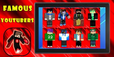 Youtubers Skins ภาพหน้าจอ 1