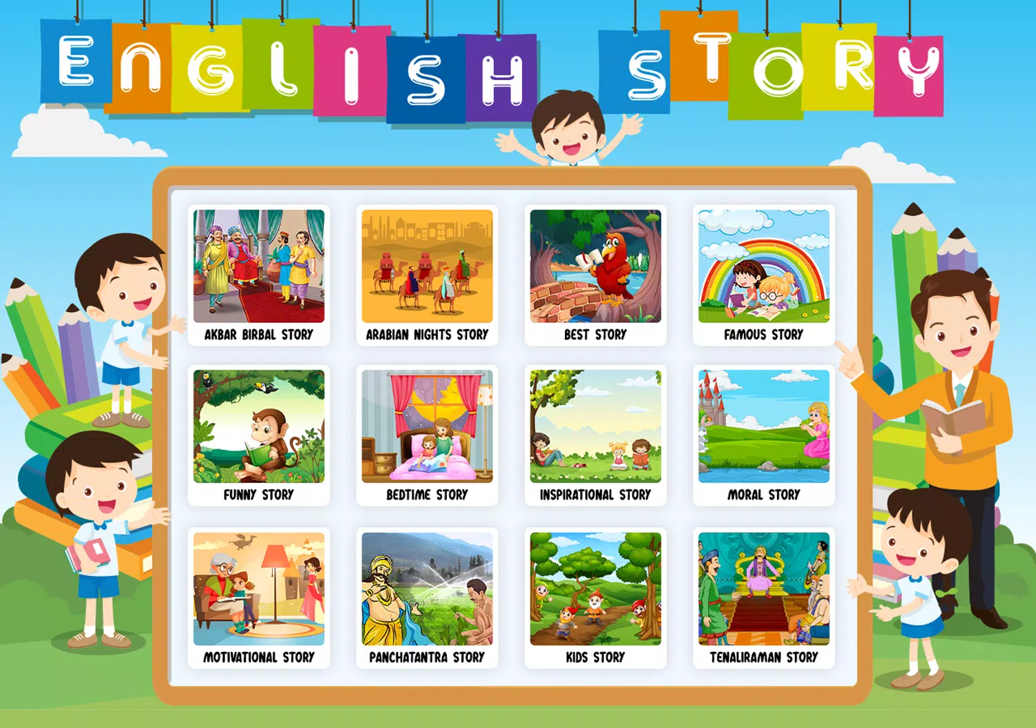 English Stories: Learn Tales and Short Stories APK voor Android Download