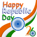 india Republic Day sticker